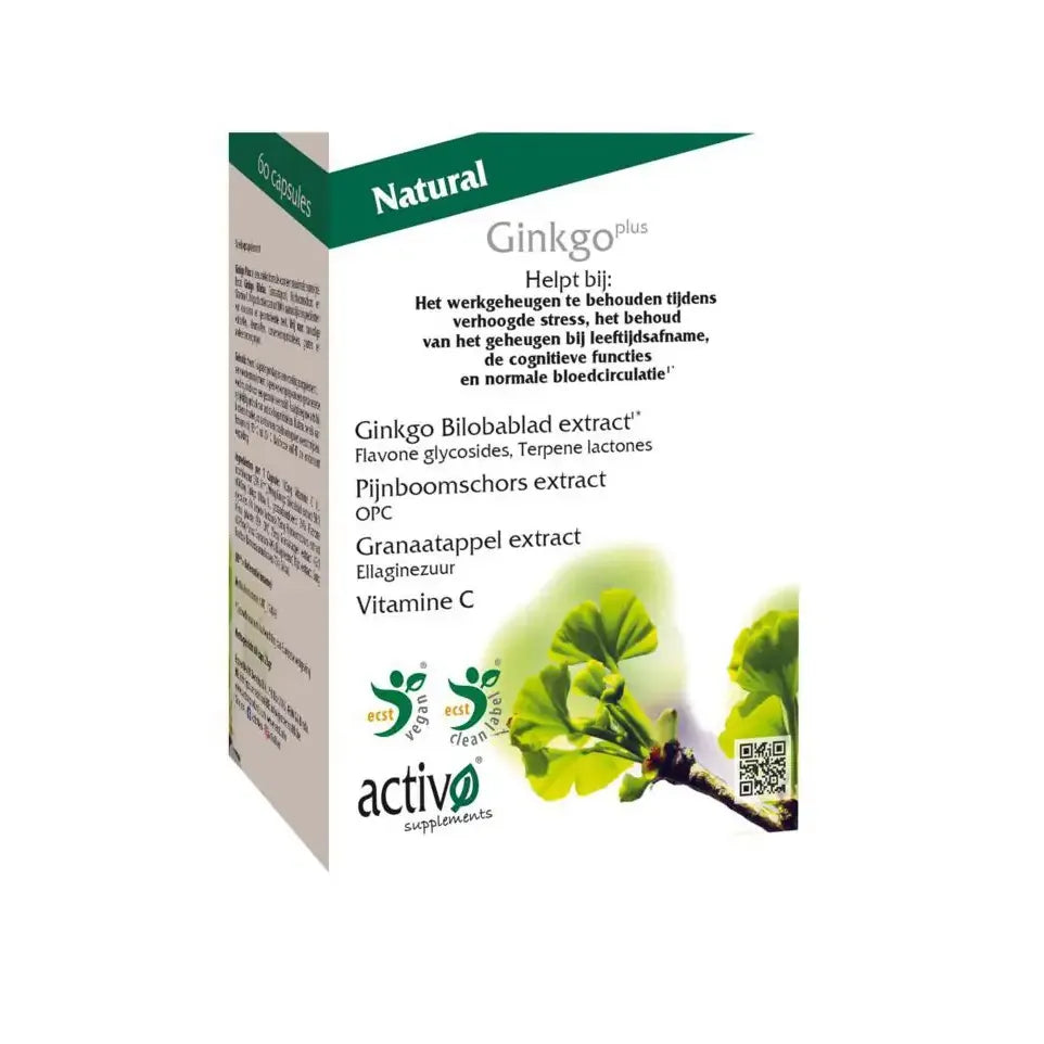 Activo Ginkgo plus 60 vcaps