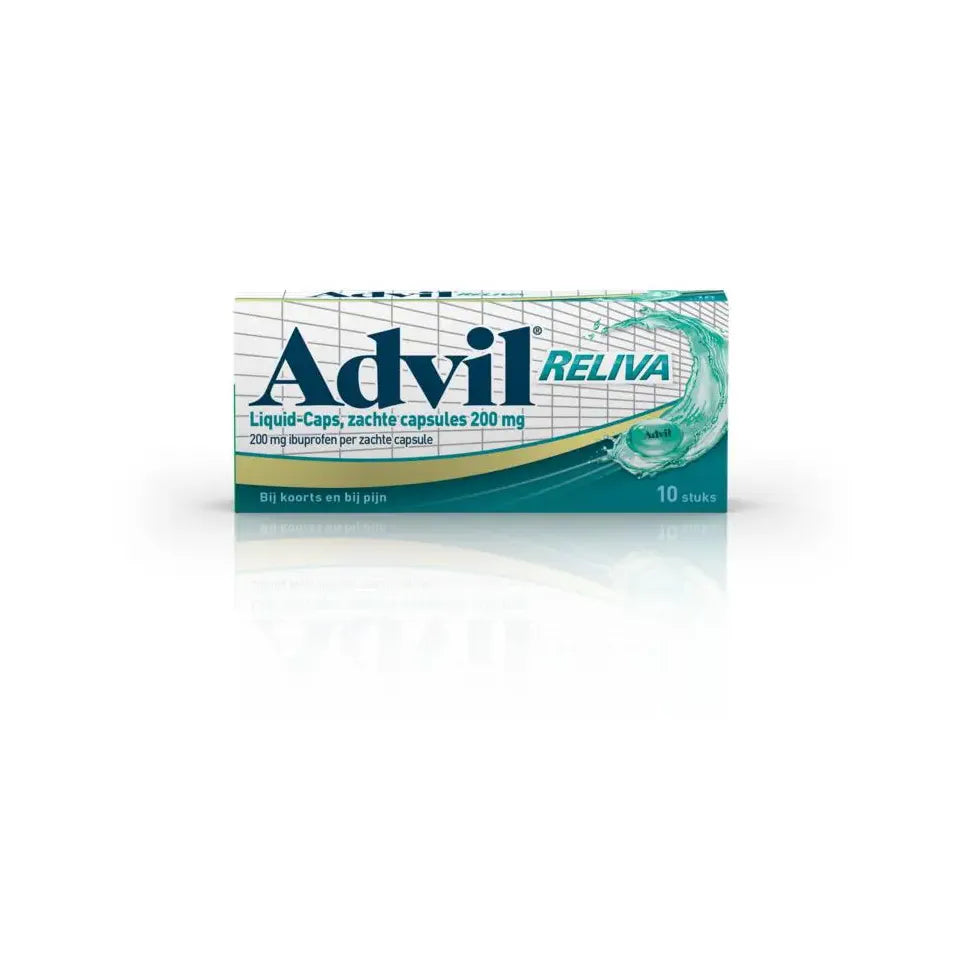 Advil Reliva caps 200 mg 10 liquidcaps