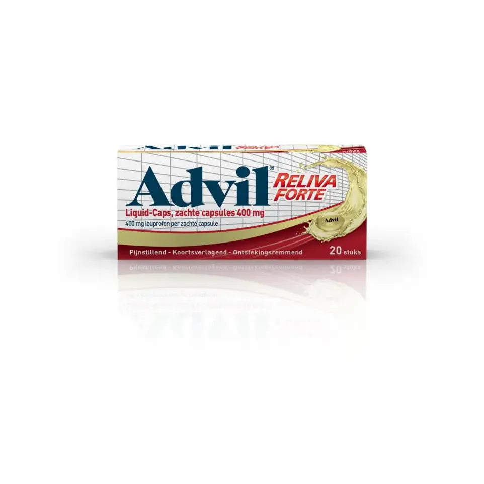 Advil Reliva caps 400 mg 20 liquidcaps