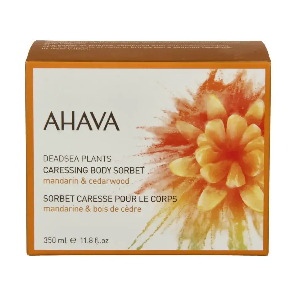 Ahava Caressing body sorbet Mandarin & Cedarwood 350 gram