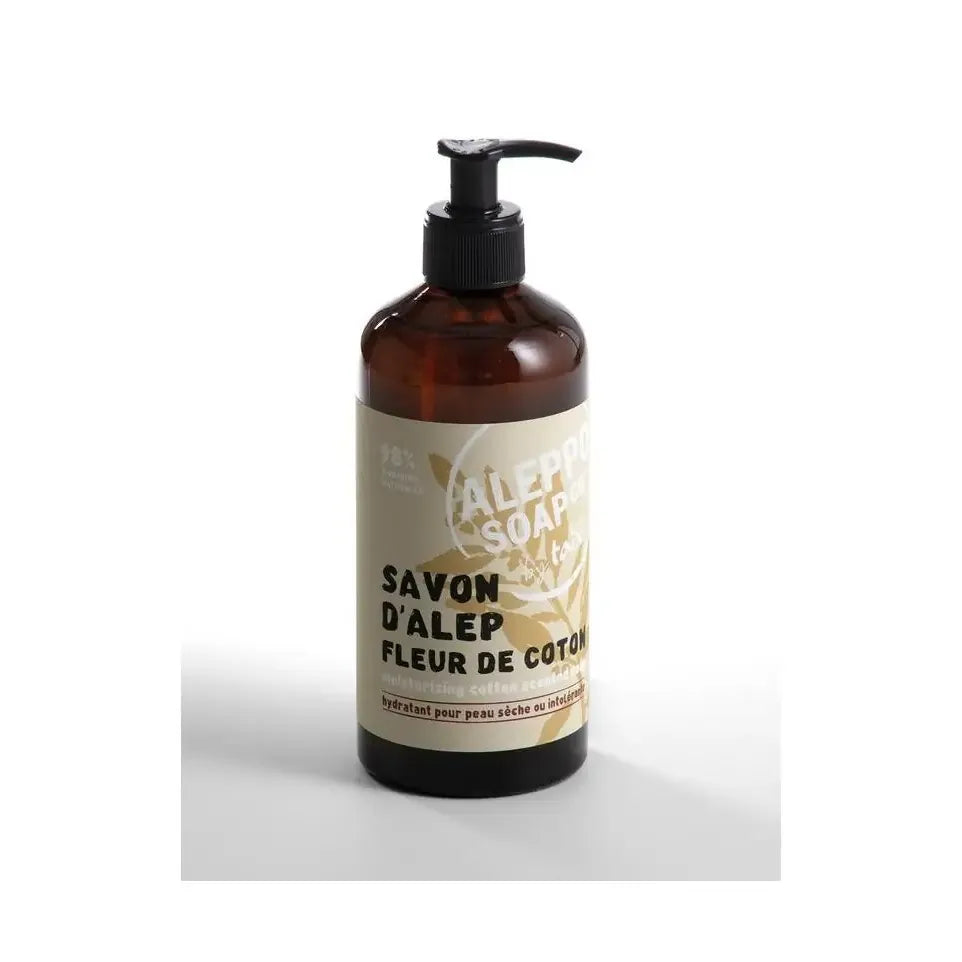 Aleppo Soap Co Savon d'Alep liquid fleur de coton 500 ml
