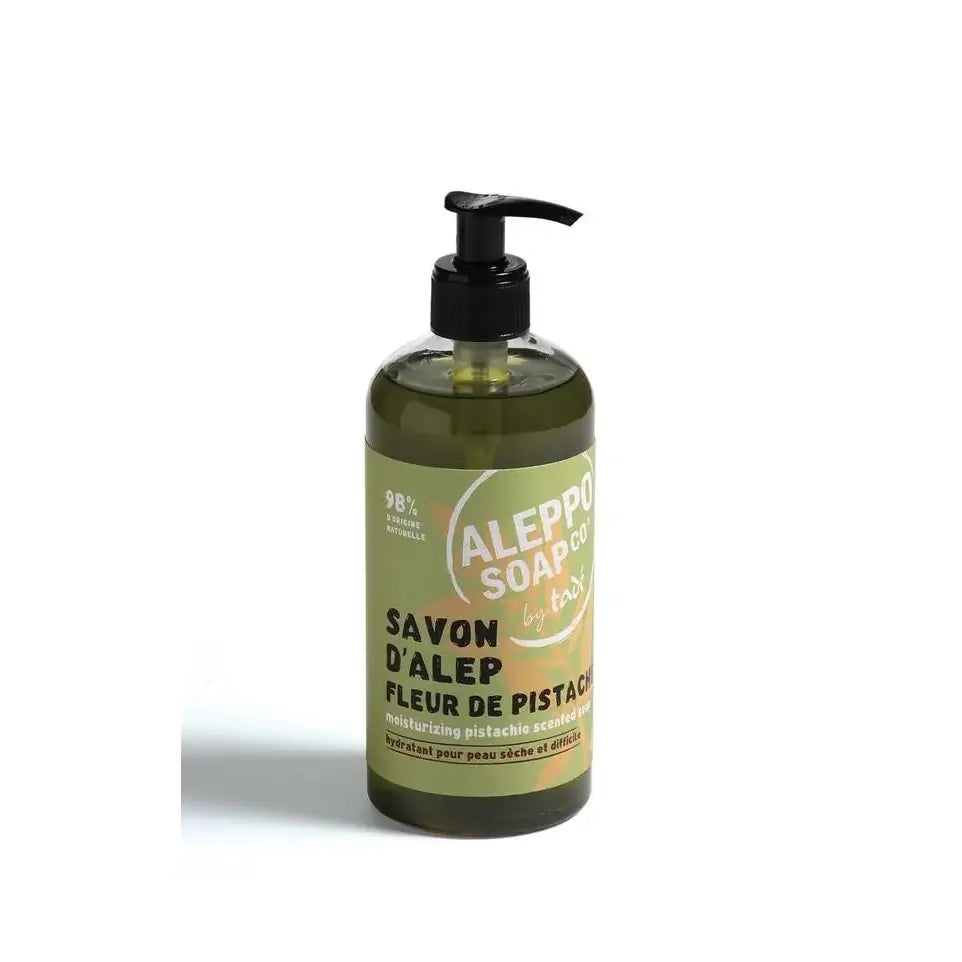 Aleppo Soap Co Savon d'Alep liquid fleur de pistache 500 ml