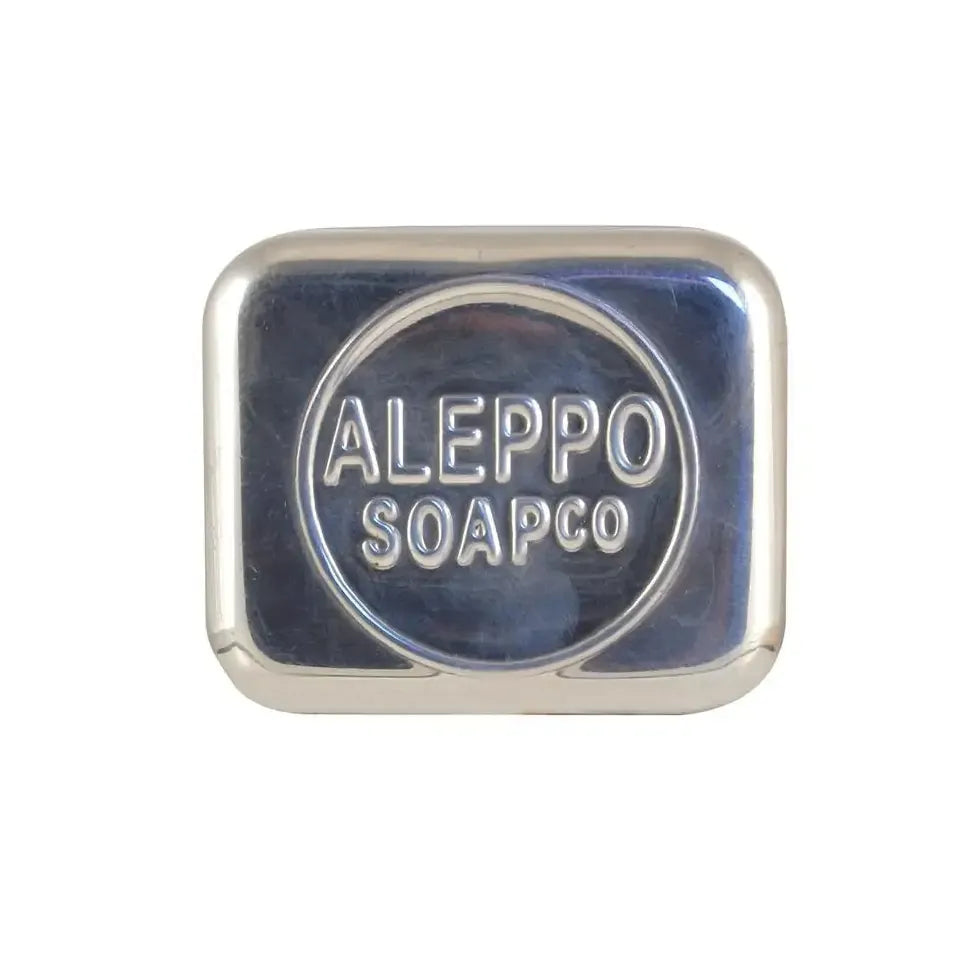 Aleppo Soap Co Zeepdoos aluminium leeg voor Aleppo zeep