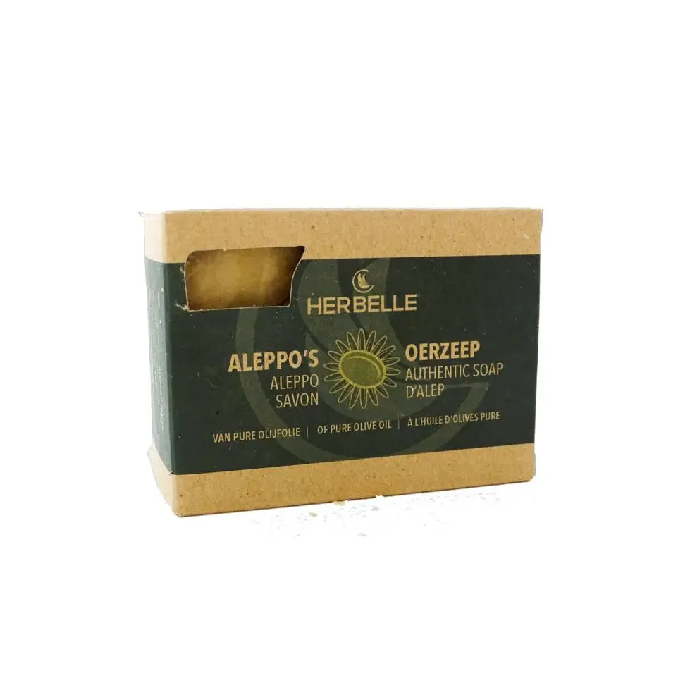 Herbelle Aleppo zeep olijf en water 180 gram