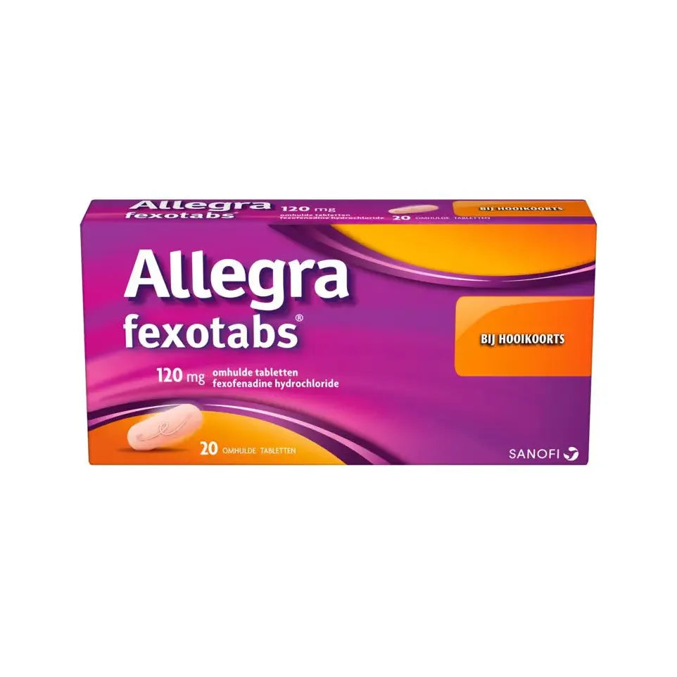 Allegra Fexotabs hooikoorts 20 tabletten