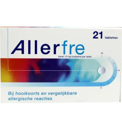 Allerfre Loratadine 10 mg 21 tabletten