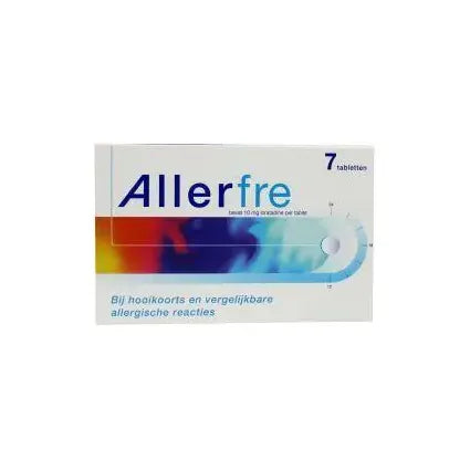 Allerfre Loratadine 10 mg 7 tabletten