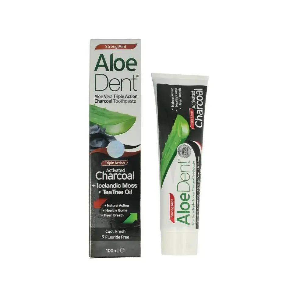 Aloe Dent Tandpasta charcoal 100 ml