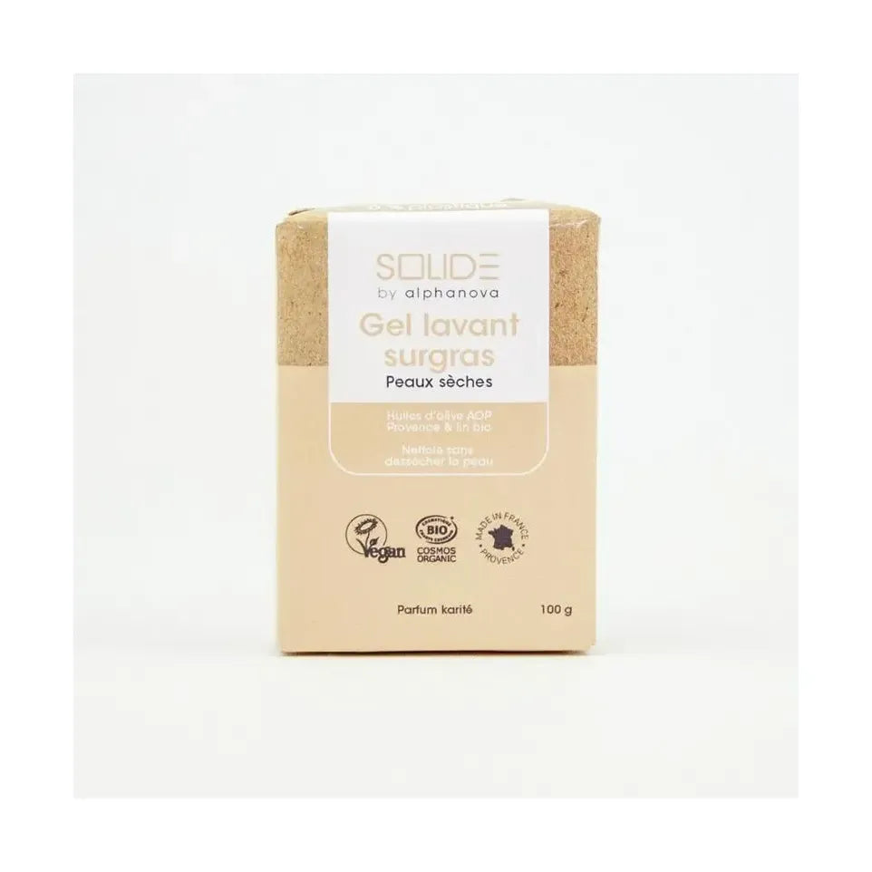 Alphanova Cleansing gel droge huid 100 gram