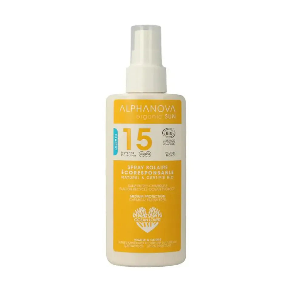 Alphanova Sun spray SPF15 125 ml