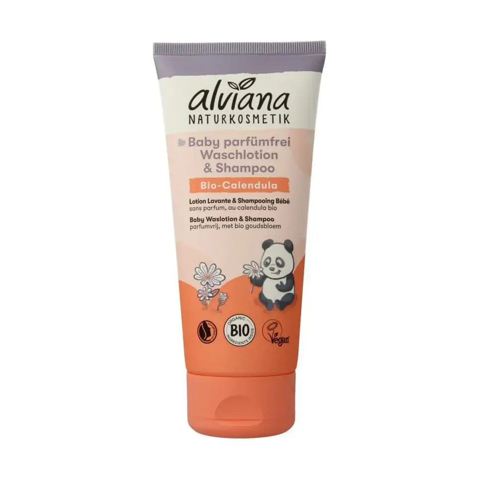 Alviana Baby waslotion en shampoo 200 ml