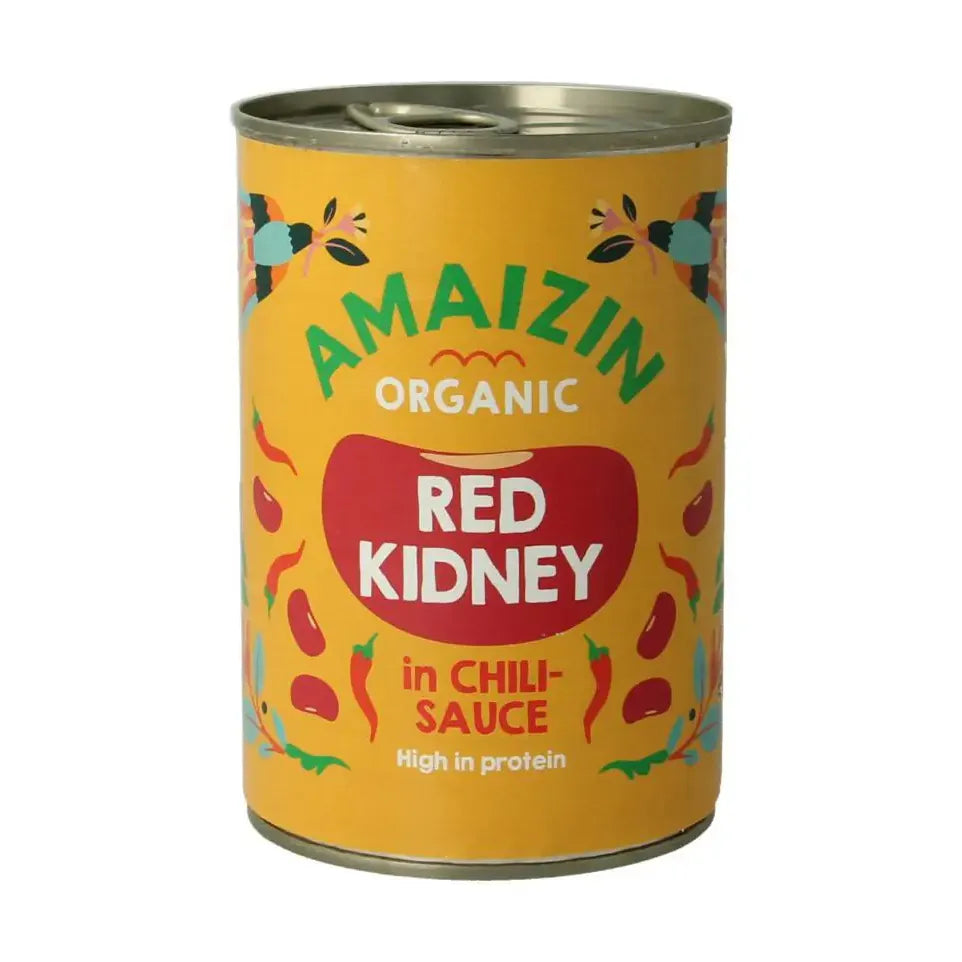 Amaizin Rode kidneybonen in chilisaus 400 gram