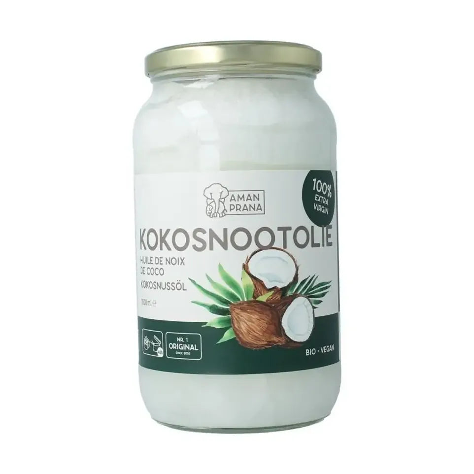 Amanprana Kokosnootolie biologisch 1 liter