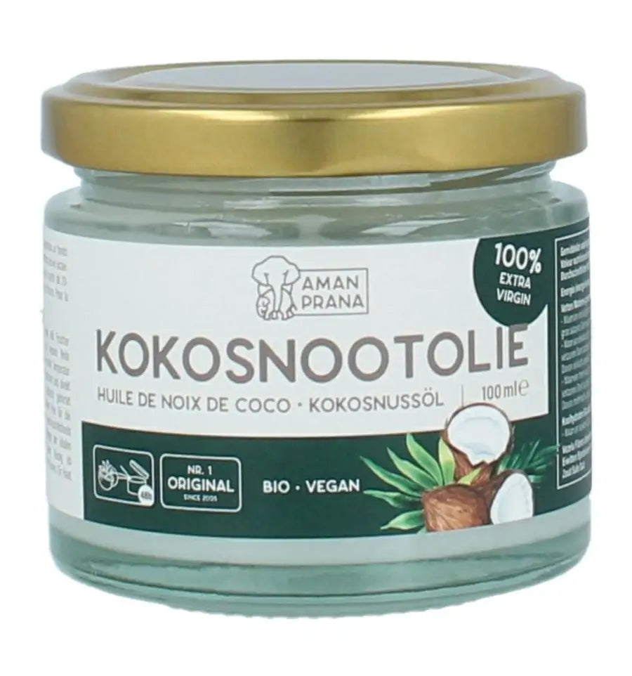 Amanprana Kokosnootolie biologisch 100 ml
