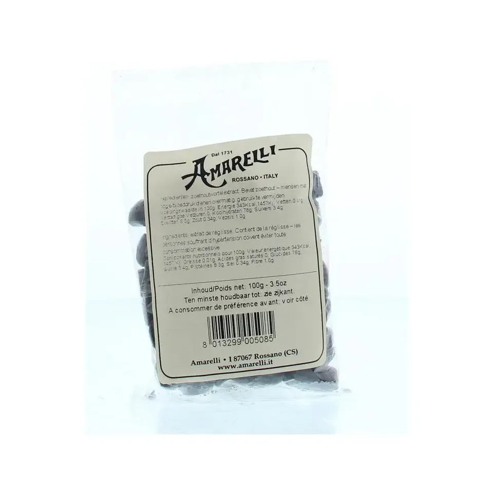 Amarelli Laurierdrop zakje brokjes 100 gram