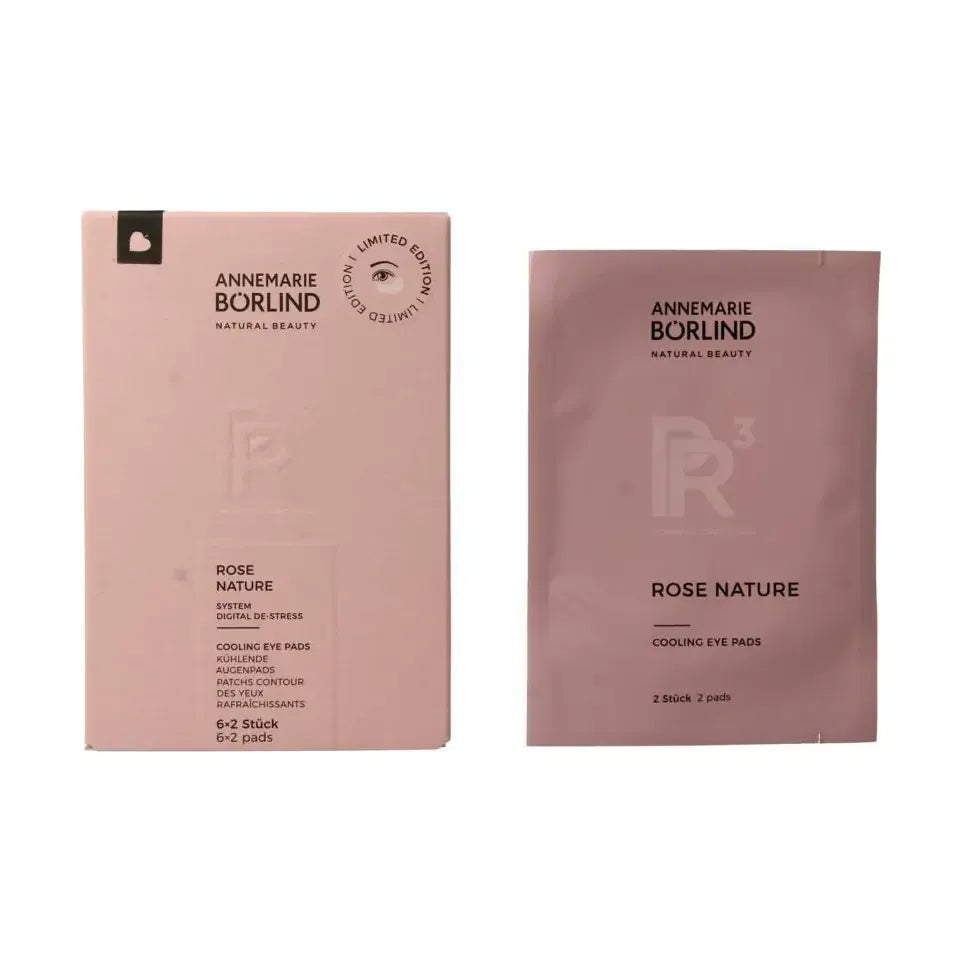 Annemarie Borlind rose nature eye pads 6x2st 12 stuks