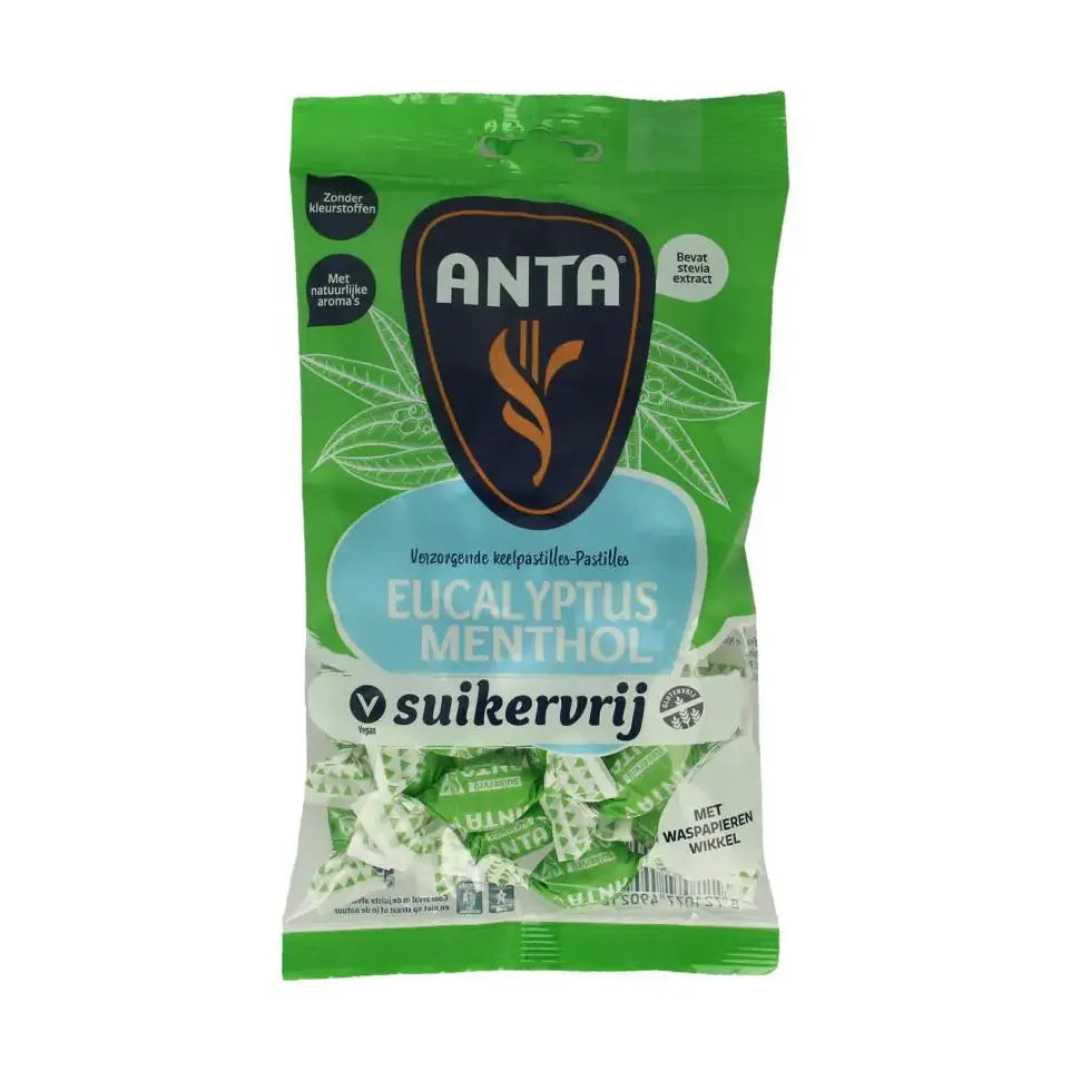 Anta Flu Eucalyptus suikervrij 120 gram