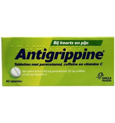 Antigrippine Paracetamol 250 mg 40 tabletten