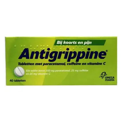 Antigrippine Paracetamol 250 mg 40 tabletten