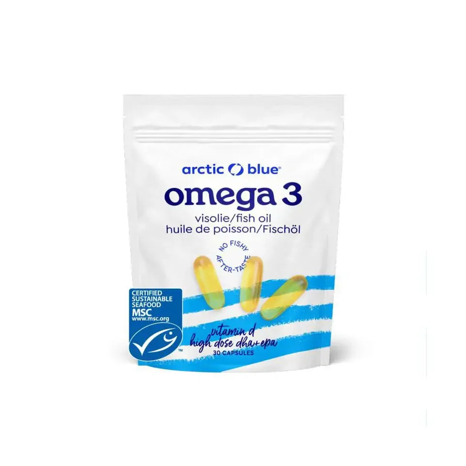 Arctic Blue Pure Alaska MSC visolie met vitamine D 30 capsules