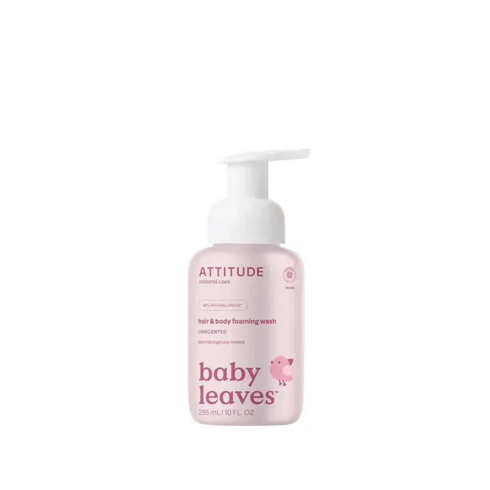 Attitude Baby leaves 2 in 1 haar & body parfumvrij 295 ml