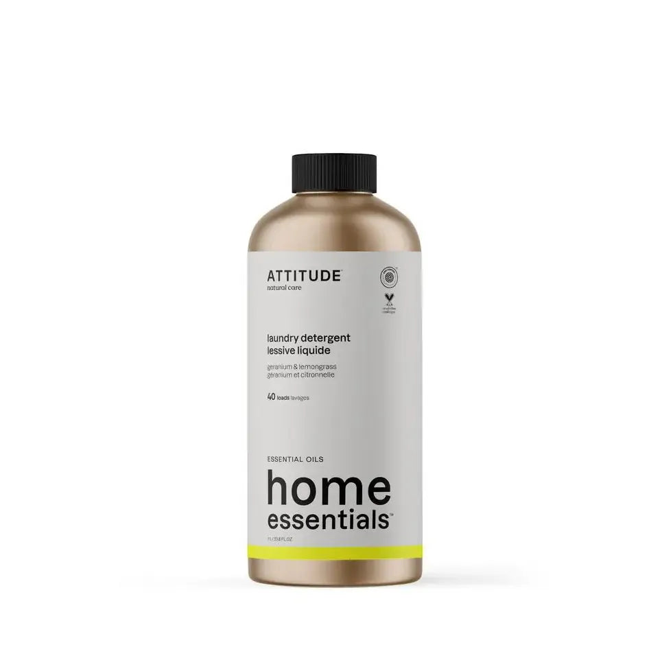 Attitude Home wasmiddel geranium & citroengras 1 liter (afbeelding 1)