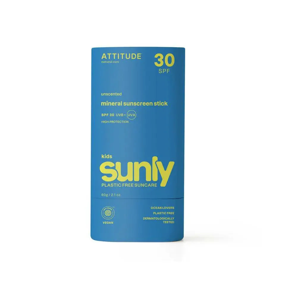 Attitude Sunly zonnebrandstick kids SPF30 60 gram
