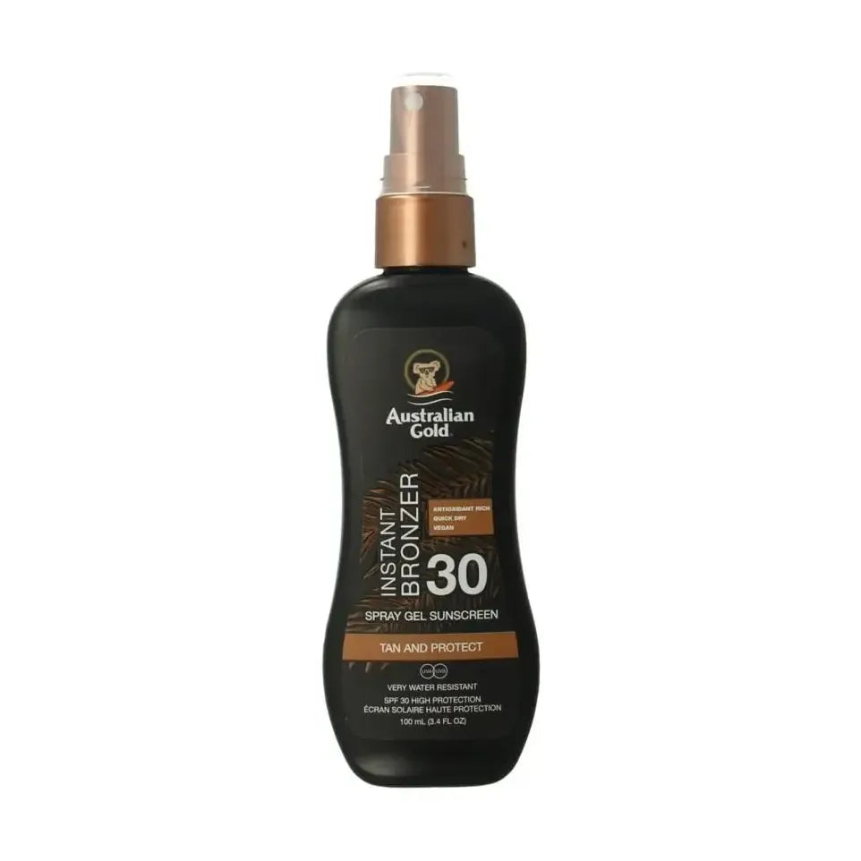 Australian Gold Spray gel met bronzer SPF30 100 ml