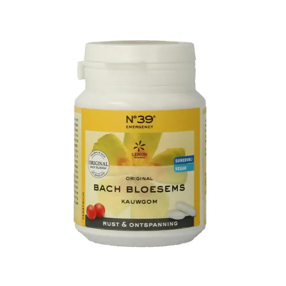Lemon Pharma Bach Bloesem kauwgom nr. 39 rust en ontspanning 40