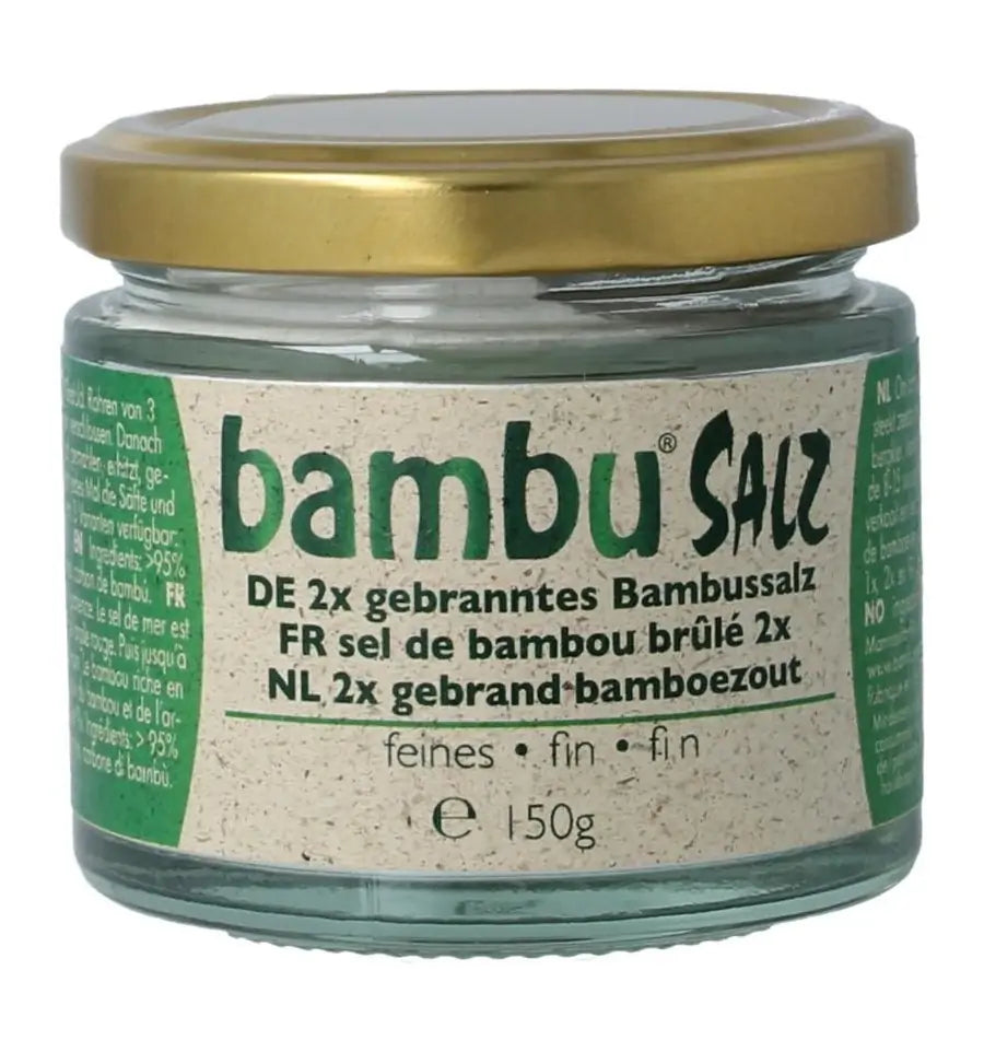 Bambu Salz Bamboezout fijn 2x gebrand 150 gram