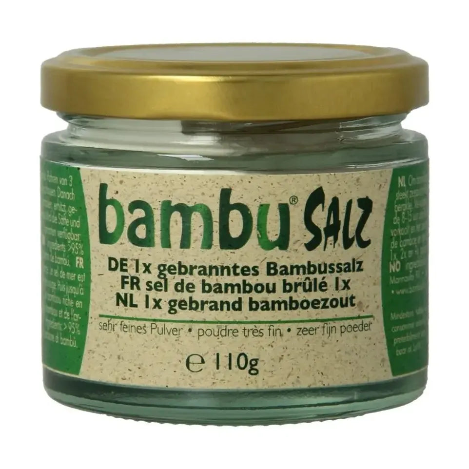 Bambu Salz Bamboezout zeer fijn 1x geroosterd 110 gram