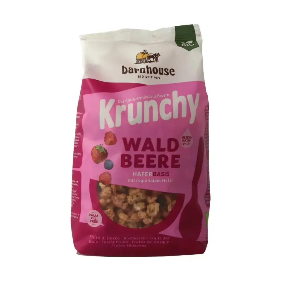 Barnhouse Krunchy pur bosbes 375 gram