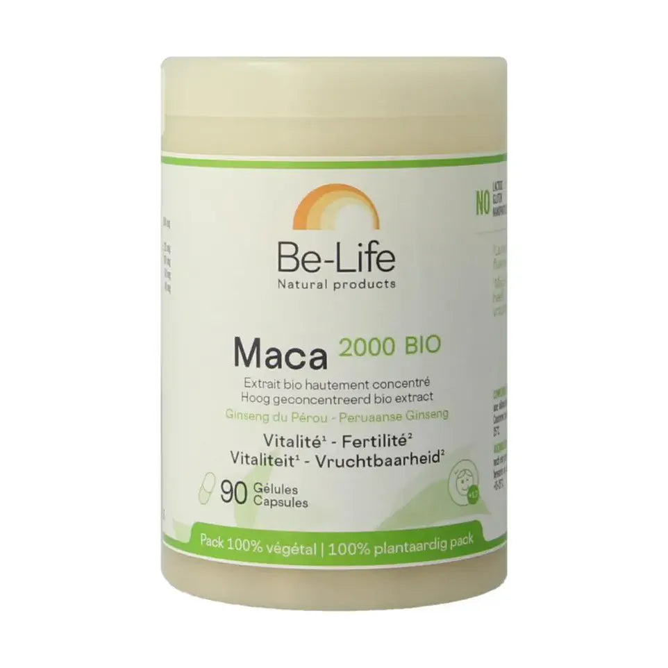 Be-Life maca 2000 biologisch 90 capsules