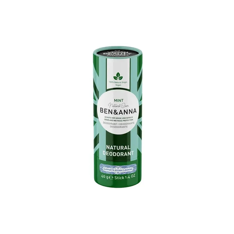 Ben & Anna Deodorant mint papertube 40 gram