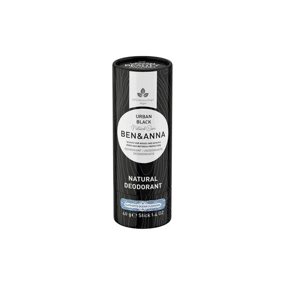 Ben & Anna Deodorant urban black papertube 40 gram