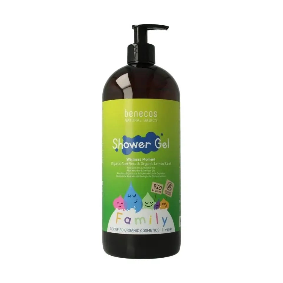 Benecos Natural shower gel wellness moment 950 ml