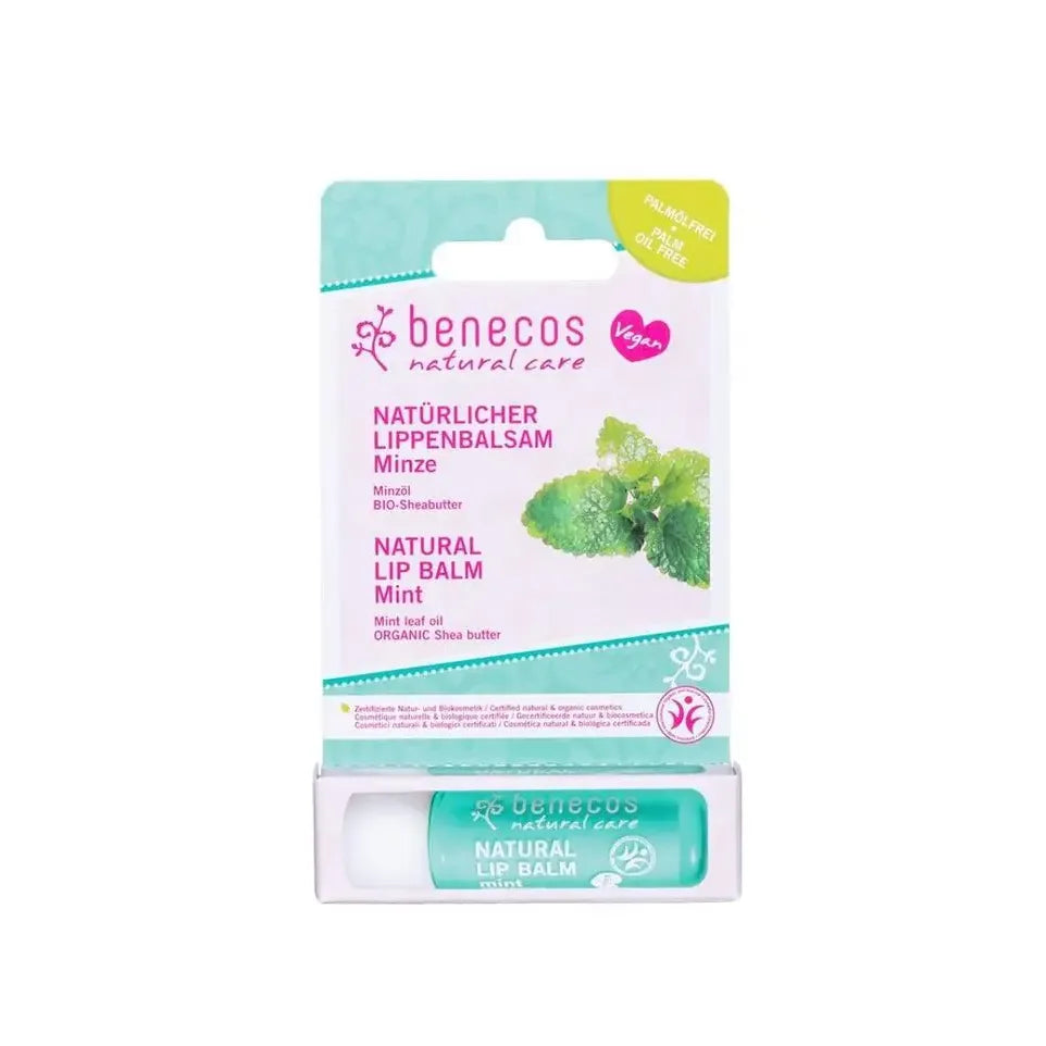 Benecos Natural vegan lipbalm mint 4,8 gram