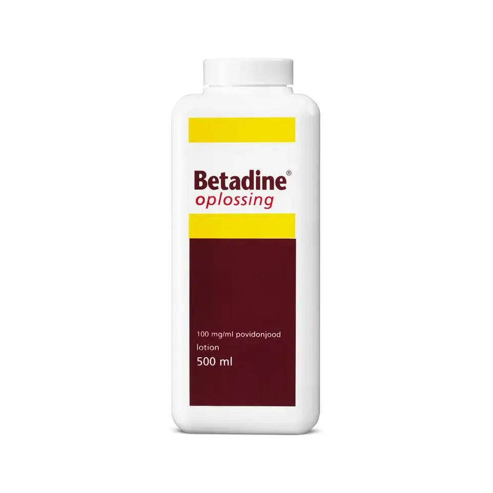 Betadine Jodium oplossing 100 mg/ml 500 ml