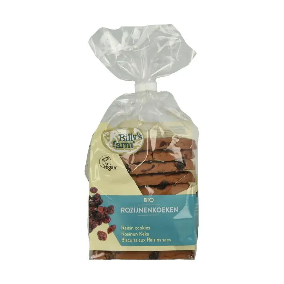 Billy's Farm Rozijnenkoeken 230 gram