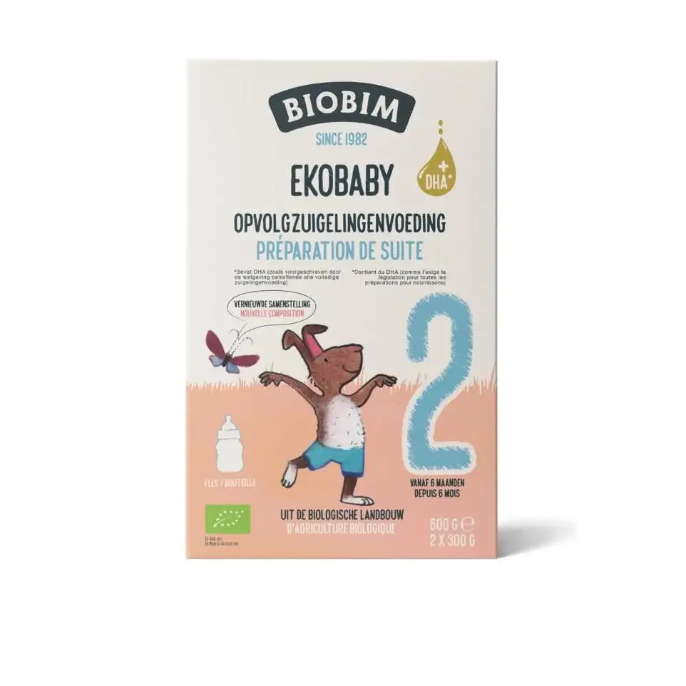 Biobim Ekobaby 2 opvolg zuigelingenvoeding 6+ maanden 600 gram