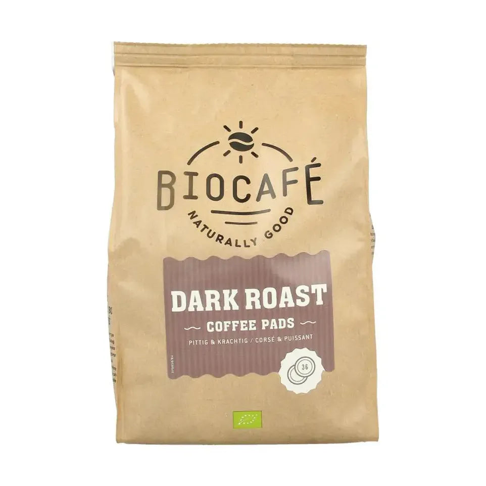 Biocafe Coffee Pads Dark Roast 36 stuks