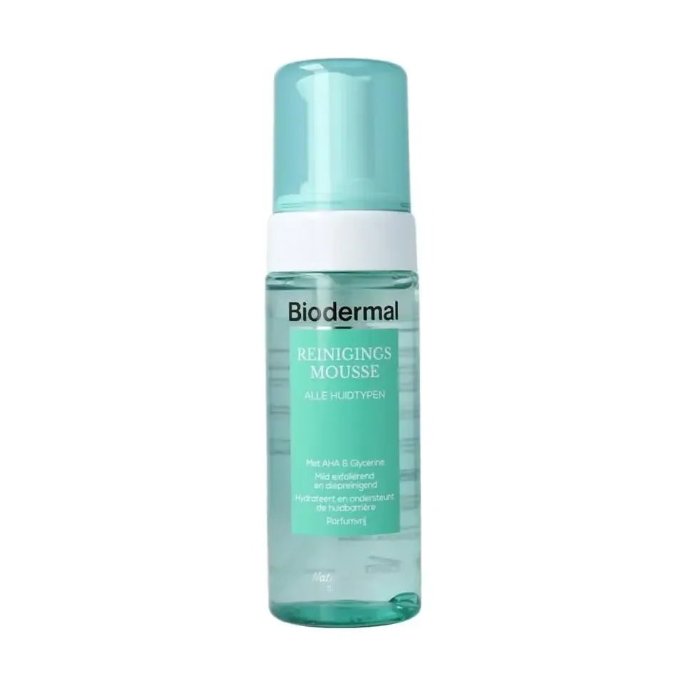 Biodermal Reinigingsmousse alle huidtypen 150 gram