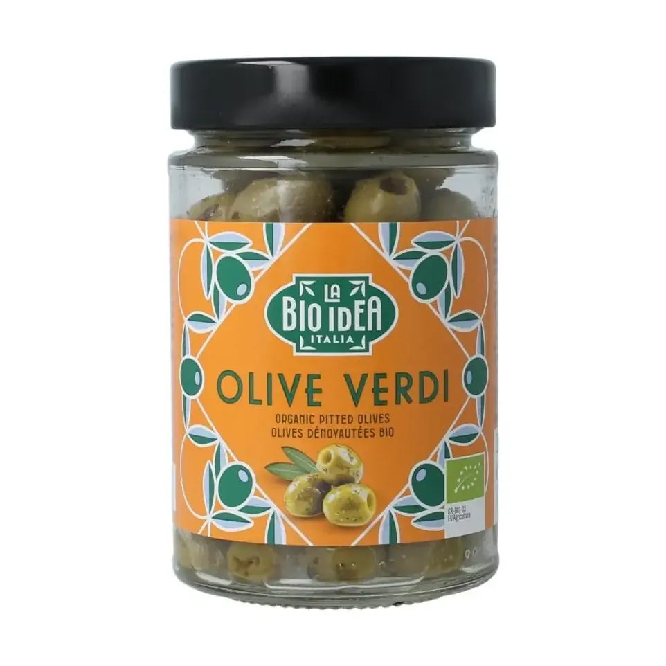 La Bio Idea Olijven groen ontpit 165 gram