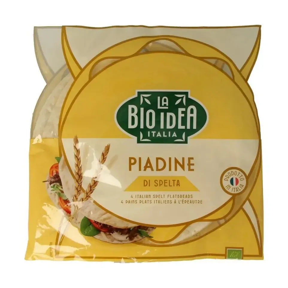 La Bio Idea Spelt piadine wrap 4 stuks