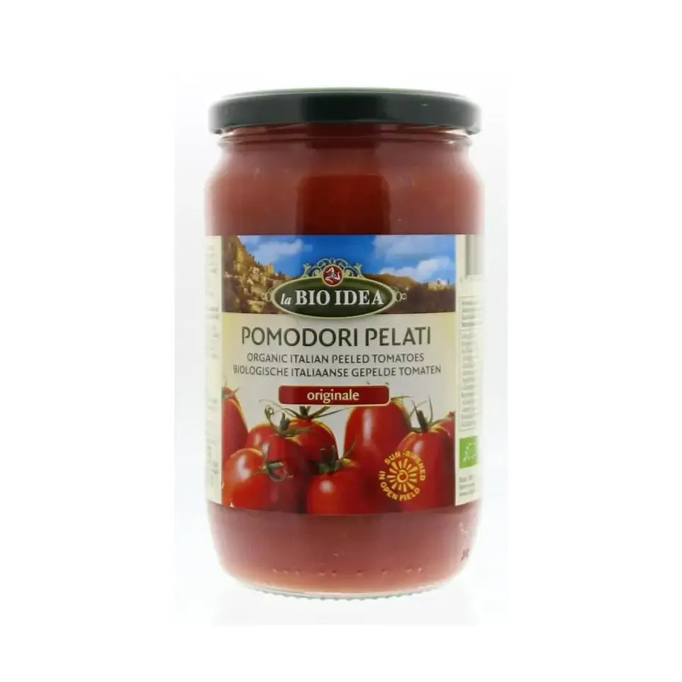 La Bio Idea Tomaten gepeld (glas) 660 gram