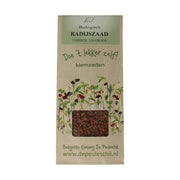 Biologische kiemerij De Peuleschil Radijszaad130 gram