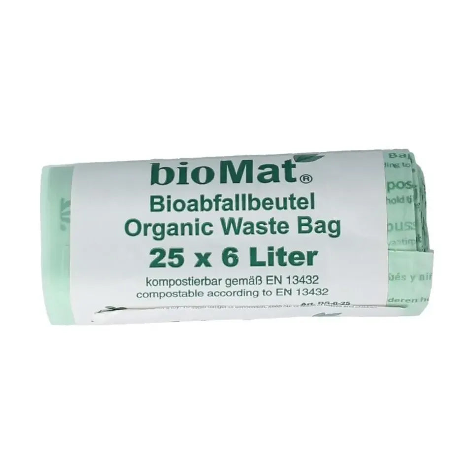 Biomat Wastebag compost 6 liter 25 stuks