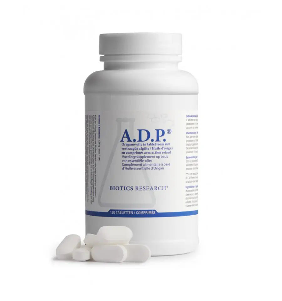 Biotics ADP Oregano Olie 120 tabletten