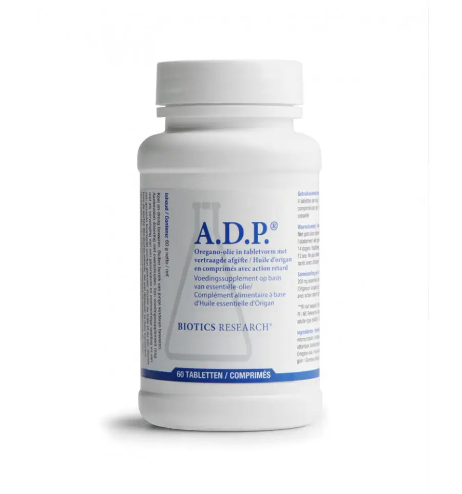 Biotics ADP Oregano Olie 60 tabletten (afbeelding 2)