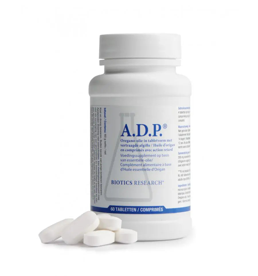 Biotics ADP Oregano Olie 60 tabletten (afbeelding 1)